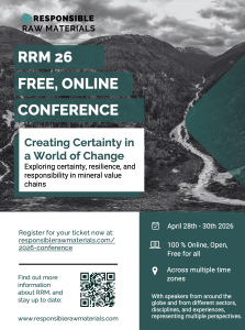 Flyer for the upcoming RRM 2026 conference. The flyer outlines the details of the conference, including host (Dr Sarah Gordon) and dates (28th - 30th of April). The theme is 'Creating certainty in a world of change'.